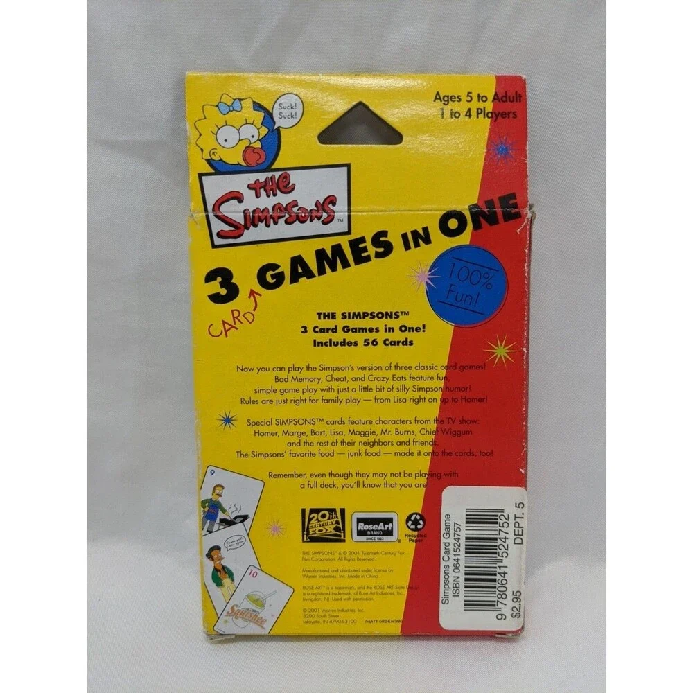 The Simpsons 3 Games In One Bad Memory Cheat Crazy Eats Complete